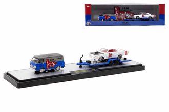 1:64 1964 Dodge A100 Panel Van w/1969 Dodge Dart Swinger "B&M Automotive"