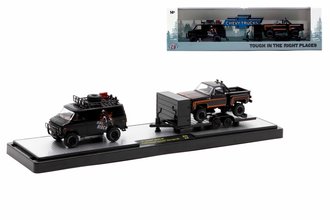 1:64 1971 Chevrolet Van w/1978 Chevrolet Scottsdale 4x4 Pickup "Dirt Rider"