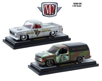 1:24 1974 Chevrolet Cheyenne 10 (Alice Cooper) & 1988 GMC Sierra 1500 (Iron Maiden) 1:24 1974 Chevrolet Cheyenne 10 (Alice Cooper) & 1988 GMC Sierra 1500 (Iron Maiden)