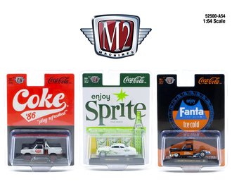 1:64 Coca-Cola Release A54 (Set of 3)