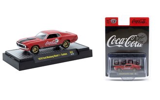 1:64 1970 Ford Mustang Mach 1 Custom "Coca-Cola"