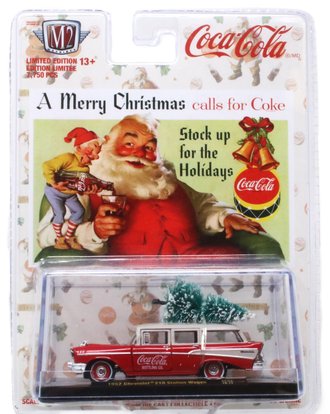 1:64 Coca-Cola - 1957 Chevy 210 Station Wagon (Red) 1:64 Coca-Cola - 1957 Chevy 210 Station Wagon (Red)