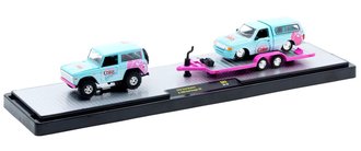 1:64 1976 Ford Bronco w/1995 Ford Ranger XLT "Cherry Coke"