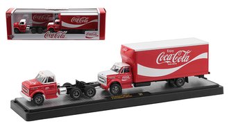 1:64 Coca-Cola 1970 Chevrolet C-60 Day Cab & 1970 Chevrolet C-60 Box Truck "Coca-Cola"