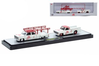 1:64 1973 Chevrolet Cheyenne Super w/1979 GMC Sierra Grande "Diet Coke"