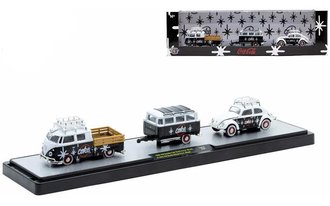 1:64 1960 Volkswagen Double Cab Truck w/1963 Volkswagen Beetle Deluxe "Coca-Cola" 1:64 1960 Volkswagen Double Cab Truck w/1963 Volkswagen Beetle Deluxe "Coca-Cola"
