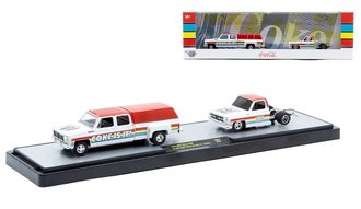 1:64 1973 GMC Sierra 3500 w/1976 GMC Sierra Grande 15 Custom "Coca-Cola"