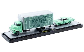 1:64 1958 Dodge COE Truck w/1969 Dodge Dart Swinger "Coca-Cola" 1:64 1958 Dodge COE Truck w/1969 Dodge Dart Swinger "Coca-Cola"