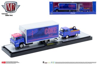 1:64 1966 Ford C-950 Truck w/1964 Ford Econoline Truck "Coca-Cola" 1:64 1966 Ford C-950 Truck w/1964 Ford Econoline Truck "Coca-Cola"