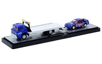 1:64 1990 Ford C-8000 w/1990 Ford Mustang GT "Fanta" 1:64 1990 Ford C-8000 w/1990 Ford Mustang GT "Fanta"