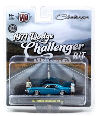 1:64 1971 Dodge Challenger R/T (Blue) 1:64 1971 Dodge Challenger R/T (Blue)