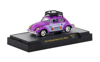 1:64 1967 VW Beetle Deluxe U.S.A. Model "PEZ" (Purple)