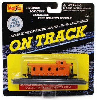 On Track - Orange Caboose #01433