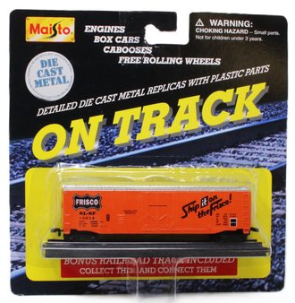 On Track - Orange Box Car #15034 "Frisco"