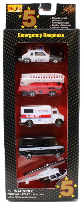 1:64 Five Star Series: Emergency Response Five-Car Pack