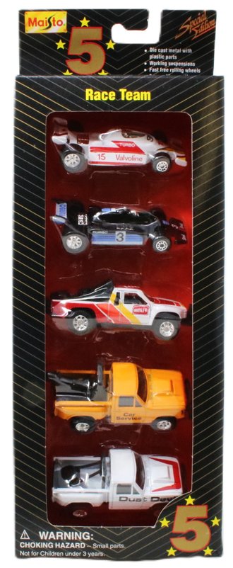1:64 Five Star Series: Race Team Collection Five-Car Pack