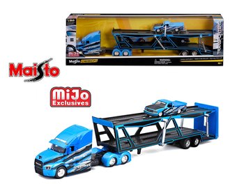 1:64 Mack Anthem w/1993 Chevrolet 454 SS Pick-Up Truck (Blue)