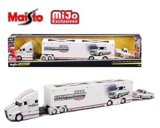 1:64 Design Transporters - Squarebody USA - Mack Anthem w/1987 Chevrolet 1500 Pick-Up Truck 1:64 Design Transporters - Squarebody USA - Mack Anthem w/1987 Chevrolet 1500 Pick-Up Truck