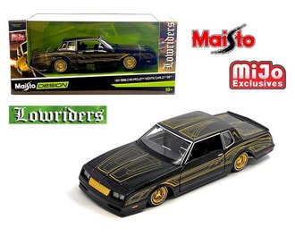 Maisto 1:24 Scale 1986 Chevy Monte Carlo Lowrider - Diecast Model Car