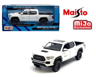 1:27 2023 Toyota Tacoma TRD Pro Pickup Truck (White) 1:27 2023 Toyota Tacoma TRD Pro Pickup Truck (White)