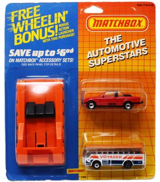 1:64 2-Vehicle Set w/Action Launcher