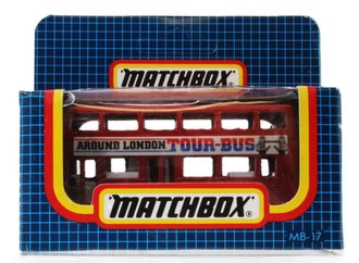 1:87 Matchbox Around London Tour Bus