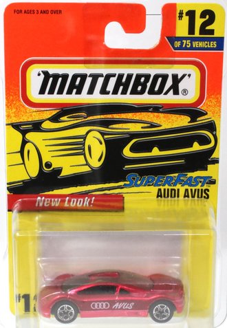 1:64 Super Fast Audi Avus (Red Chrome)