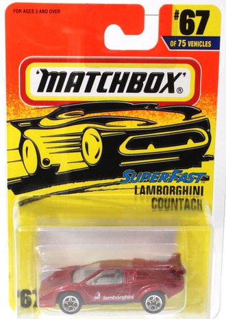 1:64 Super Fast Lamborghini Countach w/5-Spoke Wheels (Red) 1:64 Super Fast Lamborghini Countach w/5-Spoke Wheels (Red)