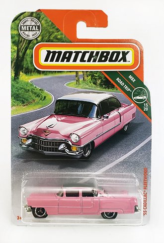 1:64 1955 Cadillac Fleetwood (Pink)