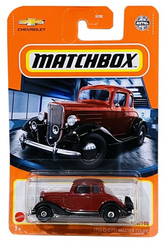 1:64 1934 Chevy Master Coupe (Burgundy/Black)
