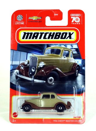 1:64 1934 Chevy Master Coupe (Beige/Brown)