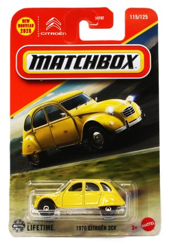 1:64 1970 Citroen 2CV (Yellow)