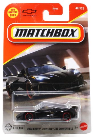 1:64 2023 Chevy Corvette Z06 Convertible (Black)