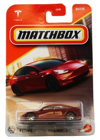 1:64 Tesla Model 3 (Red)