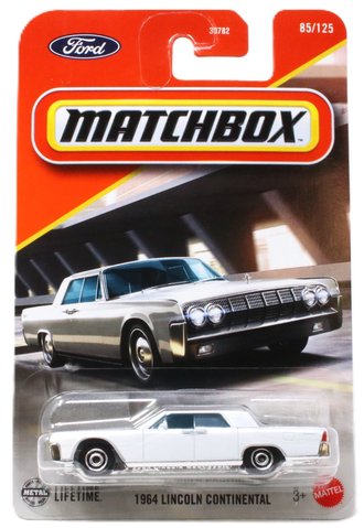 1:64 1964 Lincoln Continental (White) 1:64 1964 Lincoln Continental (White)