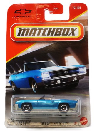 1:64 1969 Chevy Camaro SS 396 (Blue)