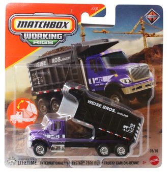 1:64 Working Rigs - International Workstar 7500 Dump Truck (Purple) 1:64 Working Rigs - International Workstar 7500 Dump Truck (Purple)