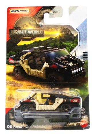 1:64 Jurassic World Rebirth - Off-Road InGen Vehicle