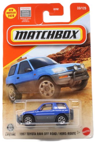 1:64 1997 Toyota RAV4 Off Road (Blue) 1:64 1997 Toyota RAV4 Off Road (Blue)