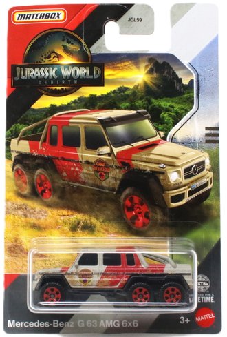 1:64 Jurassic World Rebirth - Mercedes-Benz G63 AMG 6x6