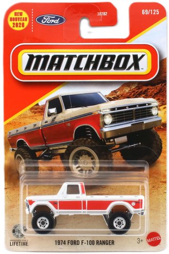 1:64 1974 Ford F-100 Ranger (Red/White) 1:64 1974 Ford F-100 Ranger (Red/White)