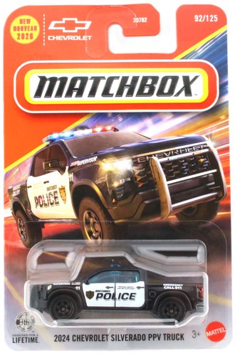 1:64 2024 Chevrolet Silverado PPV Truck (Black) 1:64 2024 Chevrolet Silverado PPV Truck (Black)