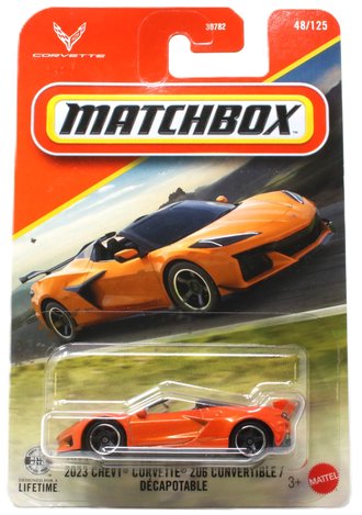 1:64 2023 Chevy Corvette Z06 Convertible (Orange)
