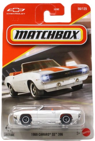 1:64 1969 Camaro SS 369 (White) 1:64 1969 Camaro SS 369 (White)