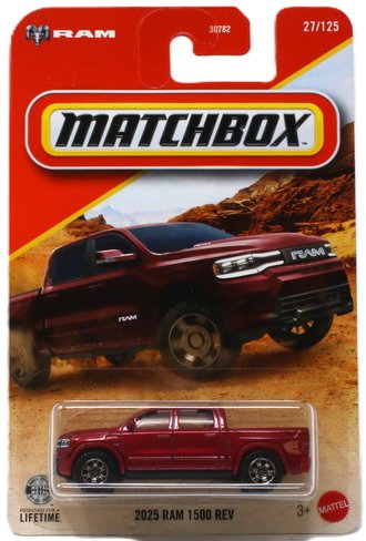 1:64 2025 RAM 1500 Rev Pickup (Red)