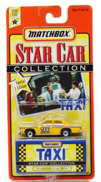 1:64 Matchbox Star Car - Taxi Sunshine Cab #804