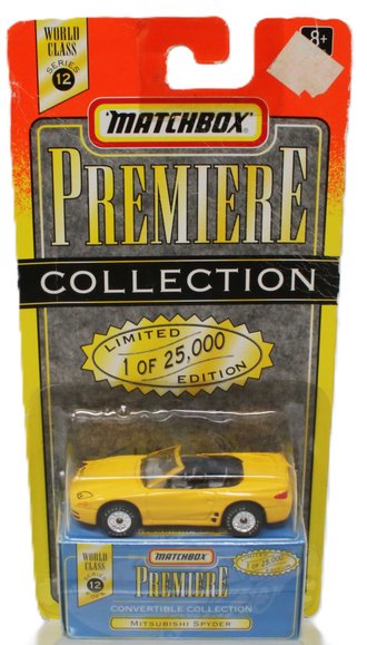 1:64 Matchbox Premiere - Mitsubishi Spyder (Yellow)