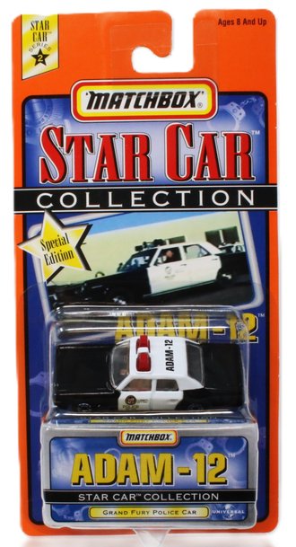 1:64 Matchbox Star Car - Adam-12 Grand Fury Police Car