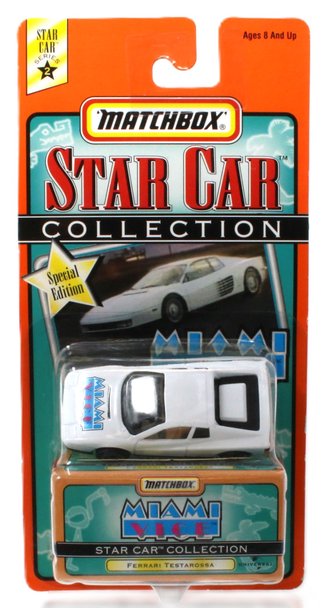 1:64 Matchbox Star Car - Miami Vice Ferrari Testarossa