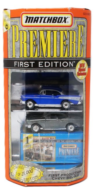 1:64 Matchbox Premiere - Chevy Bel Air (Set of 2) *** Loose Rubber Bands ***